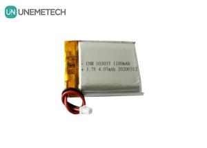 Quality 1100mAh 3.7V Custom Rechargeable LiPO Battery 103035 Li Po Battery Pack For MP3 Audio Recorder wholesale