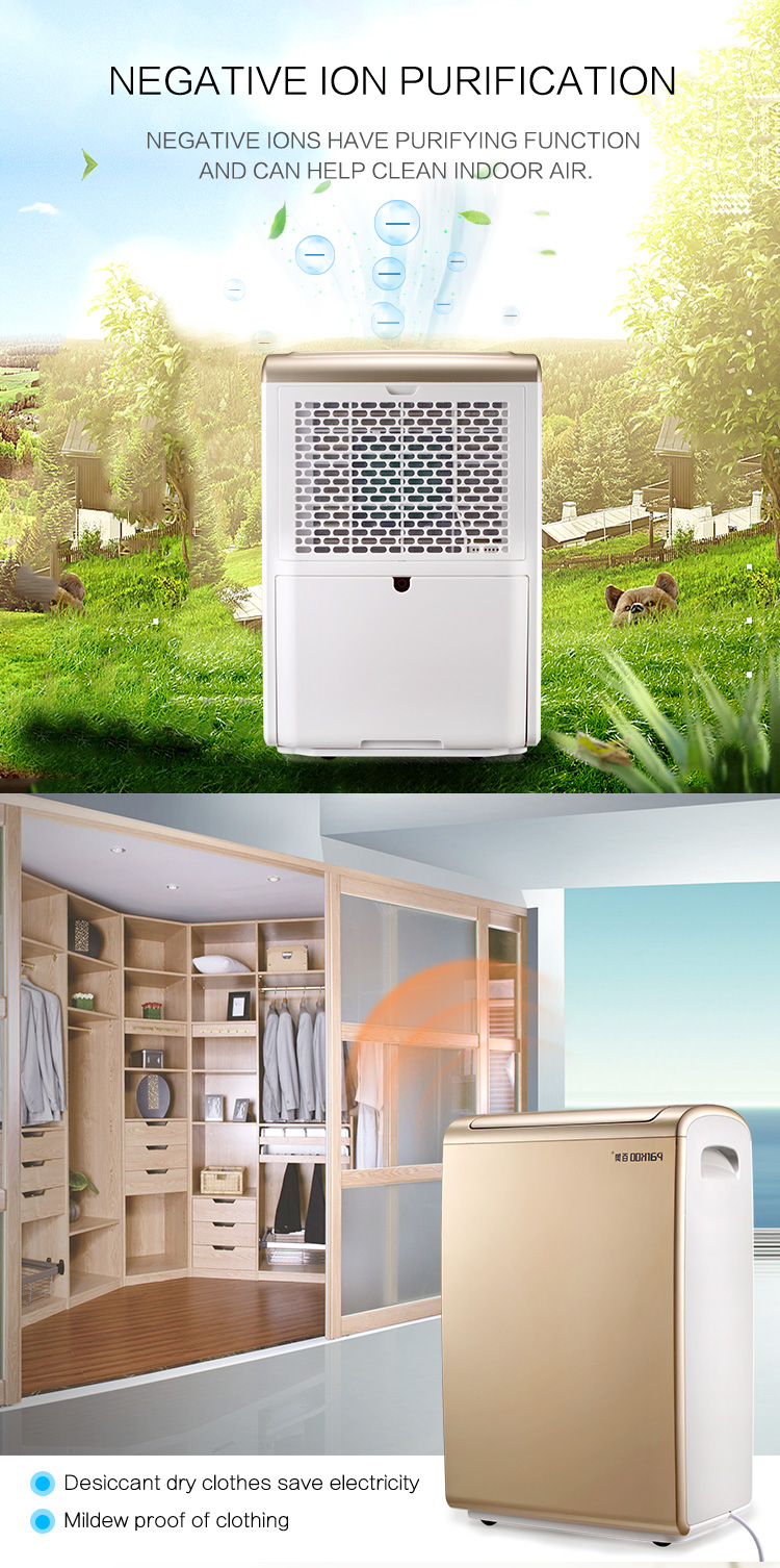 R134a Refrigerant 26L/Day 190m3/H Home Air Dehumidifier