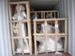 White marble Carving sculpture packages and loading pictures