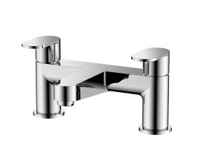 Quality Ceramic Valve Double Handle Basin Mixer Faucet For Bath T8584 wholesale
