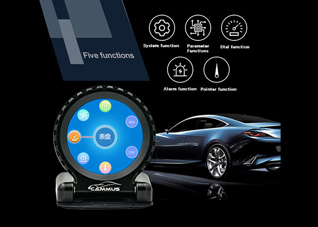 Universal 52mm OBD2 Digital Speedometer With LCD Screen