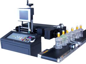 Quality Bottle Glass Engraving Machine , High Stability Glass Laser Printing Machine wholesale