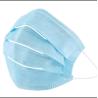 Buy cheap Earloops Type 3 Ply YY/T0969-2013 Blue Face Masks from wholesalers
