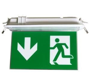Quality Energy Saving LED Rechargeable Emergency Exit Sign Ni-Cd Battery Emergency Exit Light wholesale