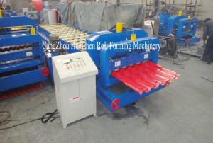 Quality Steel Roof Panel Glazed Tile Roll Forming Machine For Construction wholesale