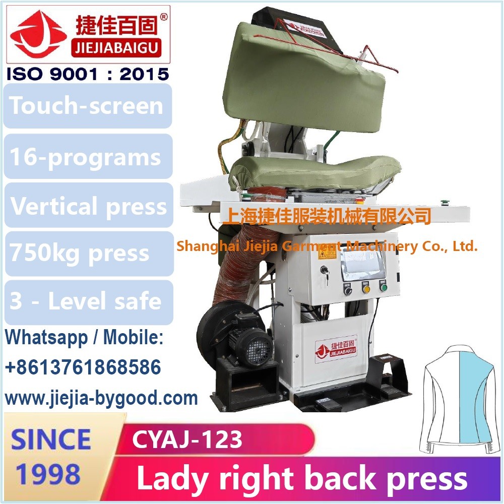Full Range Garment Ironing Machine For Lady Dress Back