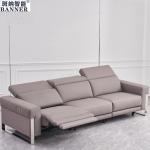 BN Leather Functional Sofa Metal Frame Modern Minimalist Usb Electric Sofa