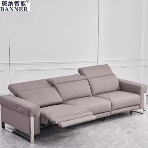 BN Leather Functional Sofa Metal Frame Modern Minimalist Usb Electric Sofa Combination Recliner Sectional Modern Sofa