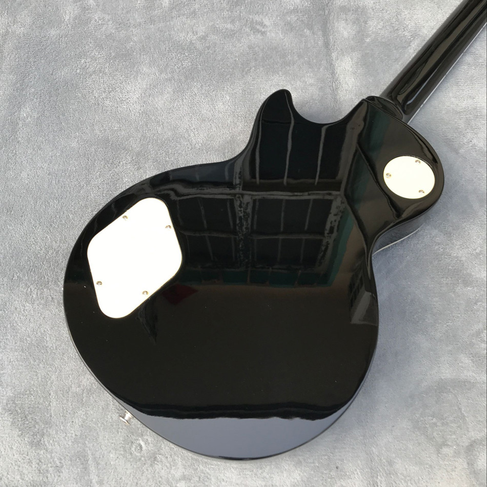 Black 1959 R9 LP standard electric guitar, ebony electric guitar, adjust adjacent Matic bridge