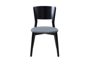 Quality Concise Artificial Gray Upholstered Dining Chairs wholesale