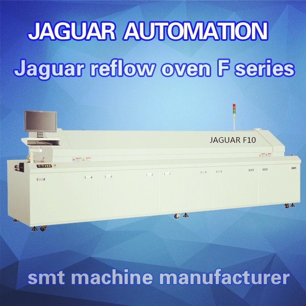 Lead Free Reflow Oven Machine with Ten Heating Zones/Lead Free Temperature Reflow