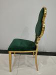 Flannel 108cm 47.5cm Stainless Steel Dining Chair