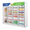 Buy cheap Upright 4 Door Commercial Display Drink Fridge 1000L SS304 Material from wholesalers