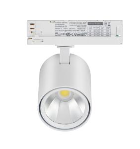 Quality LED track light heads 10W Bridgelux LED Chip 97Ra 100LM/W 4-wire 3-phase flicker free Dimmable Black for shop wholesale