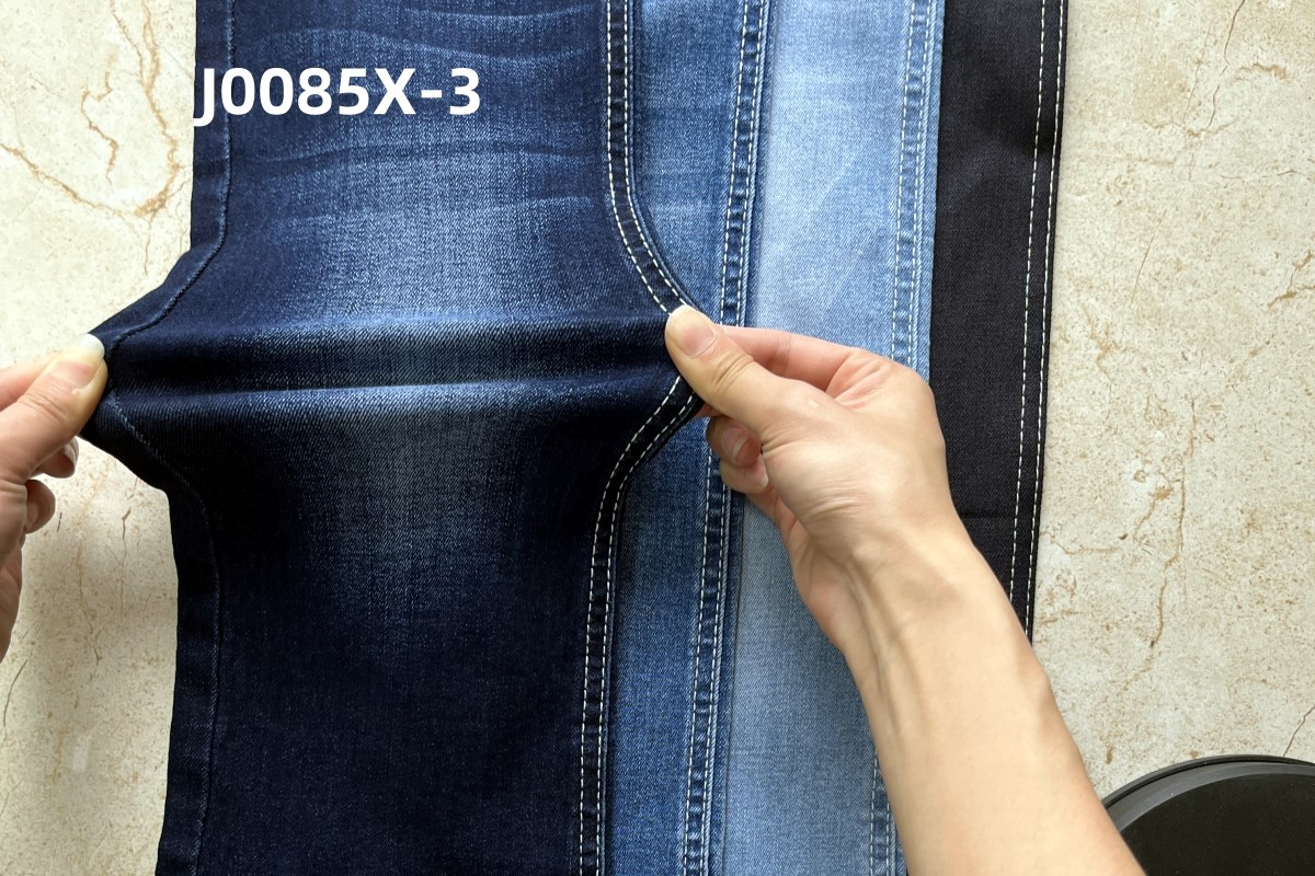 Wholesale 9.5 Oz Warp Slub High Stretch Woven Denim Fabric For Jeans