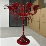 Black Candelabra Centerpieces Wedding Crystal Candelabra Candle Holder Glass Big
