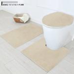 Shaggy Waterproof Toilet Pedestal Mat For Toilet Prevent Shifting