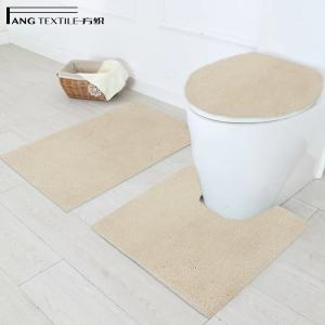 Quality Shaggy Waterproof Toilet Pedestal Mat For Toilet Prevent Shifting wholesale