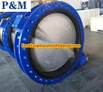 British standard BS5155 DN600 EPDM flanged butterfly valve