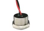 22mm 2 Wire Metal Piezo Touch Switch Momentary Flat Round Head No Led