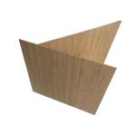 Single Ply Laminated Bamboo Board Carbonized Color