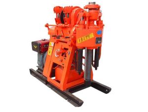 Quality 150m Portable Hydraulic Water Well Drilling Rig , CE 13.3 Borehole Drilling Rig wholesale