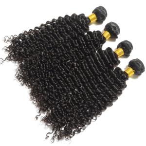 Quality Soft Smooth Unprocessed Long Natural Curly Hair , Brazilian Human Virgin Hair Weft wholesale