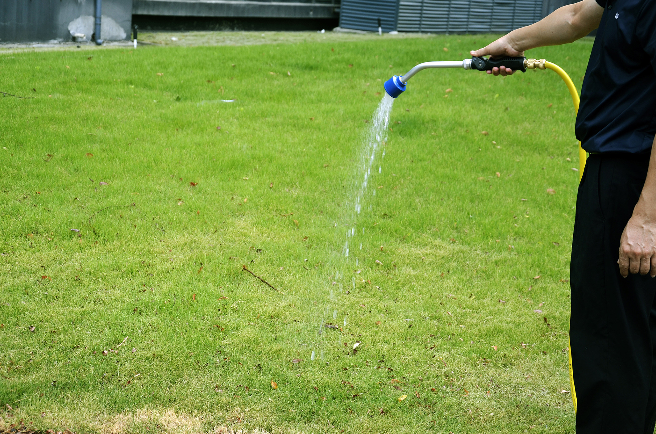 Thumb Control Metal Watering Wand Heavy Duty Sprayer W/ 2 Quot Face Aluminum Soft-rain Sprayrhead Amp 20 CM Aluminum Extension Tube
