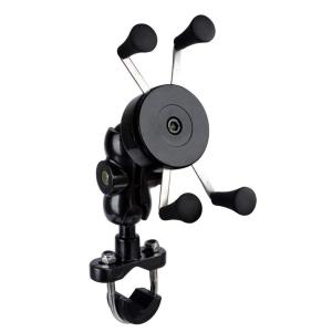 Quality Customized Colors Motorcycle Spare Parts Motorcycle Mobile Phone Holder With USB Charger wholesale