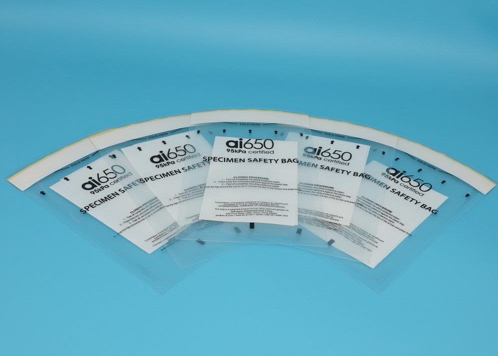 95kPa Biohazard Specimen Transport Bags