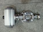 PN10 Stainless Steel Centerline Butterfly Valves , Metal Seated Lug Type