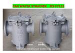 IMPA 872009 JIS 5K-150A CAN WATER STRAINERS-MARINE CAN WATER FILTERS BODY - CAST