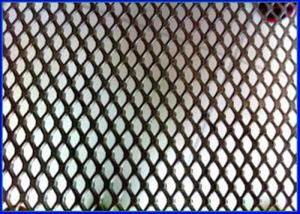 Quality 5 X 5mm Diamond Aluminum Expanded Metal Mesh 18 - 50 Meter Long Customized Color wholesale
