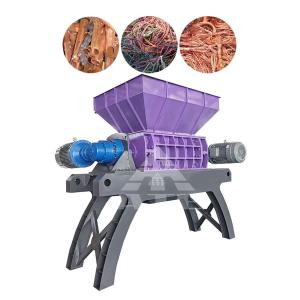 Quality Double Shaft Metal Chip Copper Wire Shredder Machine wholesale
