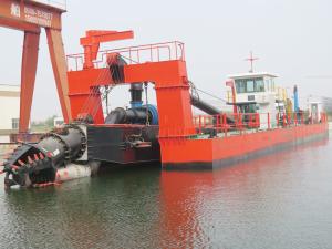 Quality 650 mm 1500 Cbm/Hour Solid Sand 26 Inch Cutter Suction Dredger 2km Discharge Distance Double Dredging Pump wholesale