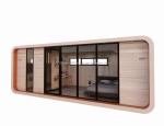 Family Living Wooden Floor 20ft Seashore Holiday Special Shaped House with
