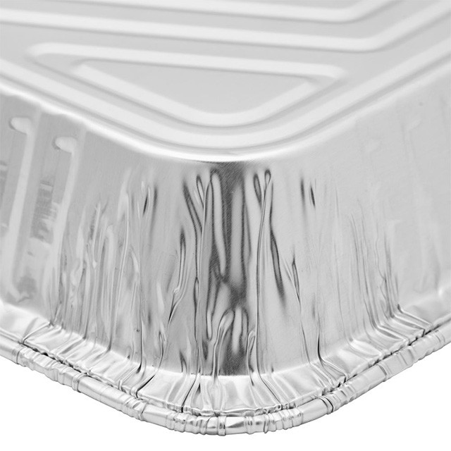 314x204mm Aluminum Roaster Pan Disposable Rectangular Foil Trays