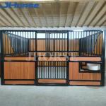 Durable European Horse Stalls 3.5m Length Customizable Materials