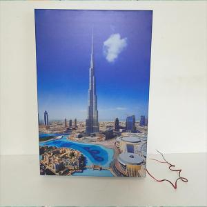 Quality A4 Wall Mounted / Table LED Light Box Display Stand Crystal Photo Frame wholesale