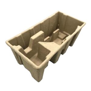 Quality SGS Bagasse Paper Tray Packaging Eco Friendly OEM Acceptable wholesale