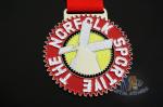 Die Casting Metal Award Medals Soft Enamel With Lanyards 50*3mm