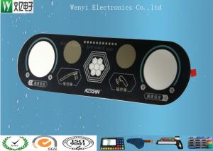 Quality RoHs Push Button Membrane Switch 0.175mm Overlay Medical Device Sand Effect wholesale