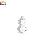 Diamond Studded Gothic 26 PCS Alphabet Letter Pendant