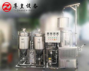 Quality Diy Brewhouse Craft Beer Brewing Equipment Sus 304 Turnkey With Fermenter wholesale