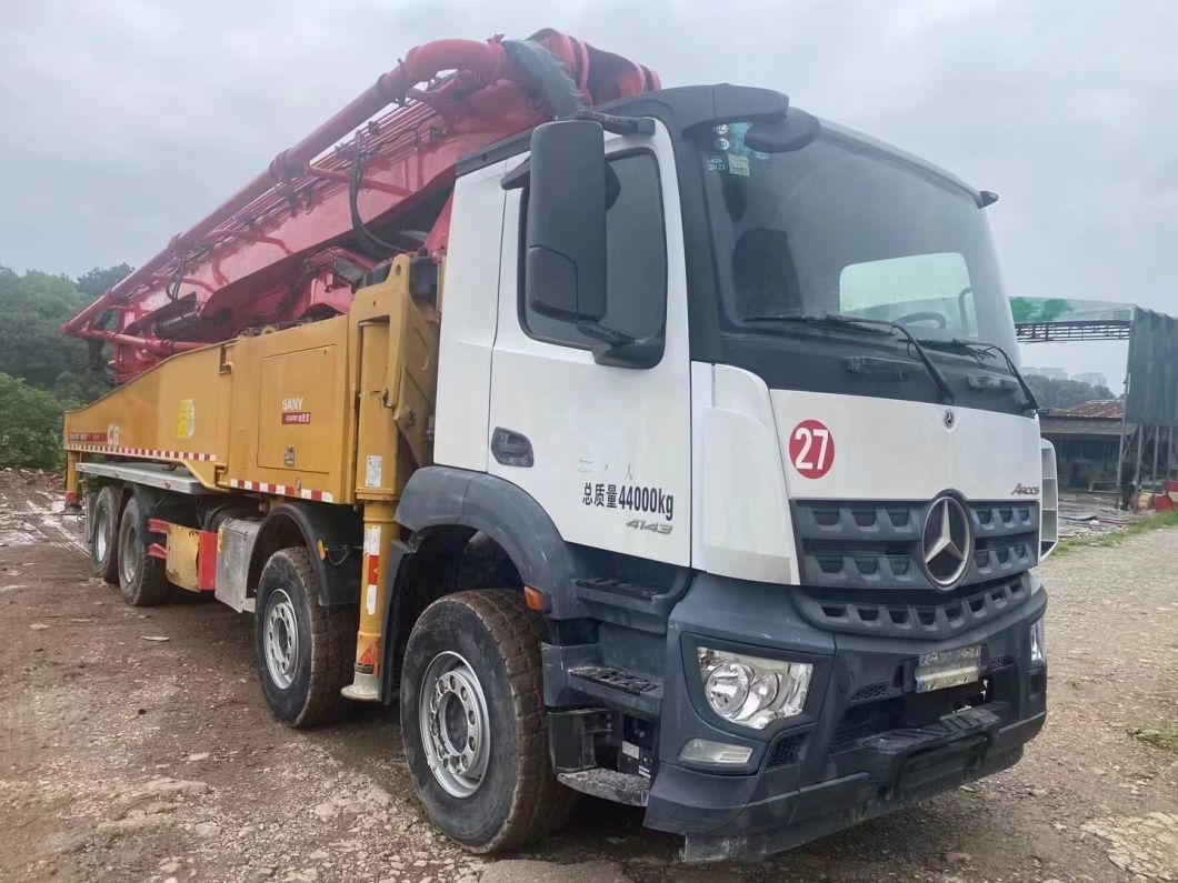 20 Years Sy Concrete Pump Truck 56 Meters Installed in a Mercedes Truck