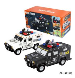 China Children  Building Blocks Multifunction Creative Educational Toys Sliding Police Car on sale