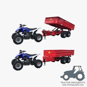 Quality 2T4WM/3T4WM/4T4WM - ATV Dump Trailer With Hydraulic Power Unit For Farm Transporting wholesale