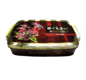 Quality Food Grade Tin Cookie Box For Packaging , Chocolate Tin Box Recyclable wholesale