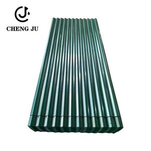 Quality Deep Green Color Sunlight Roofing Sheets Corrugated Prepainted Galvanized Roof Steel Sheets 10ft wholesale
