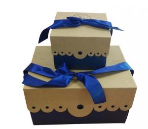 Quality Envitonmental Friendly Cardboard Gift Packaging Box Recyclable Brown Color wholesale